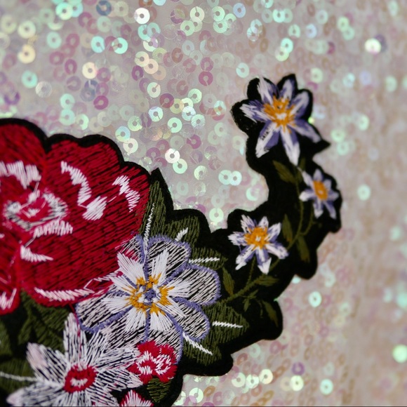 NWT Zara sequin crop top - Picture 4 of 8